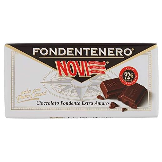 6x Novi Cioccolato Extra Amaro Fondente Extra dunkle Schokolade Schokoriegel 100g