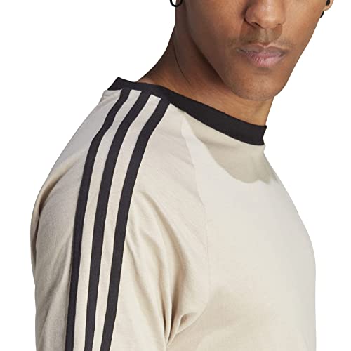 Adidas Originals Men's Adicolor Classics 3-Stripes T-Shirt, Wonder Beige, Medium #TOP3