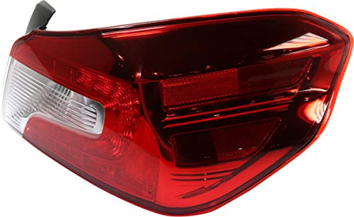 Go-Parts - Tail Light for Subaru WRX/WRX STI 2015-2021, Right (Passenger), Lens and Housing, LED, CAPA-Certified, Replacement 2016 2017 2018 2019 2020