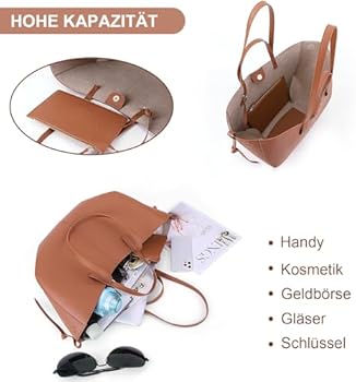 GSenhui Tote Bag handtas voor dames, schoudertas, grote shoppertas, PU-leer, schoudertas met portemonnee, hengseltas, grote draagtas voor boodschappen, cadeau, kantoor, S1-zwart, Small GSenhui Tote Bag handtas voor dames, schoudertas, grote shoppertas, PU-leer, schoudertas met portemonnee, hengseltas, grote draagtas voor boodschappen, cadeau, kantoor, S1-zwart, Small