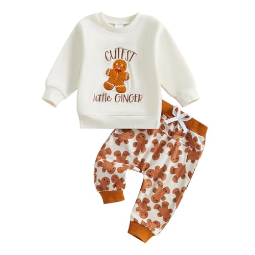 Image of DuAnyozu Toddler Baby Girl Valentines Day Outfit Heart Crewneck Sweatshirt Long Sleeve Shirt Pants Infant Spring Clothes