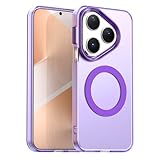 Pzwoxukhov Compatible with Huawei Pura 80 Case Cover,Compatible with Magsafe,Shockproof Magnetic Phone Case，Compatible with Huawei Pura 80 Case Purple