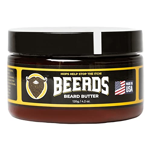 Beerds Butter Balm With Hops Delivers Key Nutrients, Conditions & Repairs With Antioxidants, Natural Uv Protection, Balances Ph, Made In Usa (4 Oz, Vanilla Birch) #TOP26