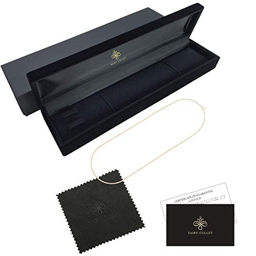 Fairy Cullet 18K Yellow Solid Gold Kihei Chain Necklace With Japan Mint Hallmark 19.6 Inches 5G 1.6Mm #TOP5