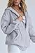 PRETTYGARDEN Women's 2026 Spring Zip Up Y2K Hoodies Casual Long Sleeve Sweatshirts Fall Winter Track Jackets with Pockets (Grey,X-Large)