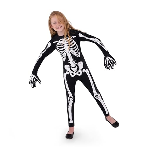 Disfraz esqueleto para niñas y bebés Spooktacular miniatura 4