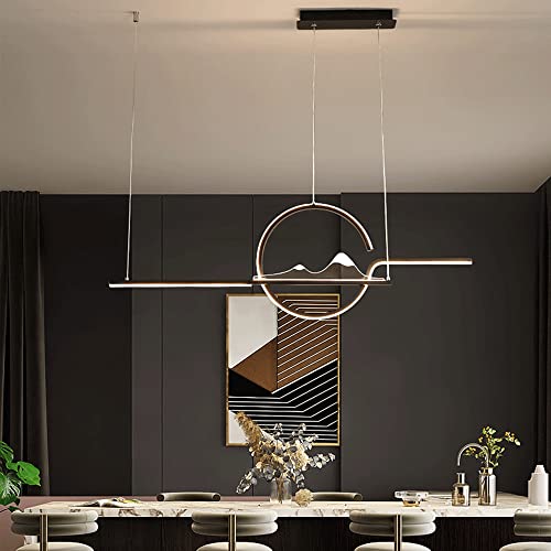 Lumière ambiante à intensité variable avec suspension LED moderne