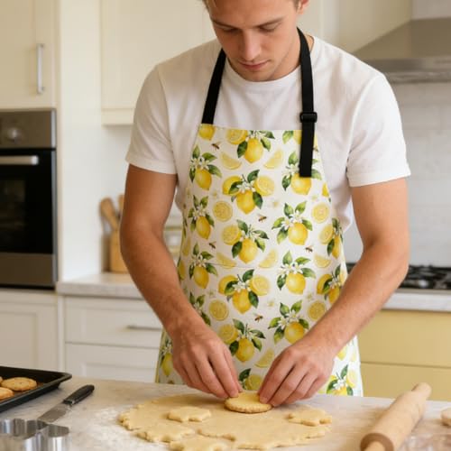 Tablier de cuisine imperméable et réglable avec 2 poches GLOBLELAND - 6