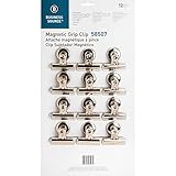 Business Source Magnetic Grip Clips Pack