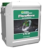 General Hydroponics Flora Nova Grow Fertilizer, 2.5 gal, Natural