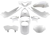 Kit Carene Colore Bianco Lucido 10 Pezzi Compatibile Per Honda SH IE 125-150cc Anni 2005-2008