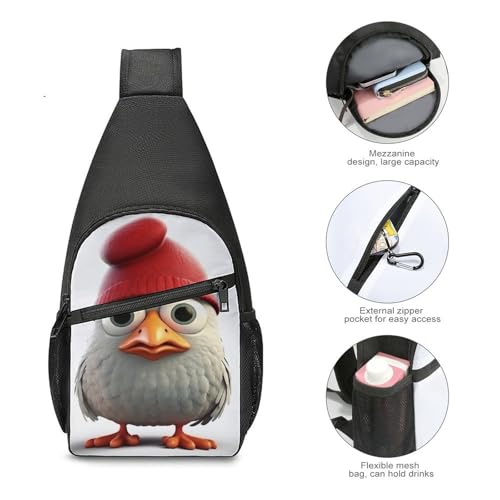 Mochila tipo Sling para deportes y trekking miniatura 5