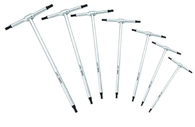 Foto di USAG 280 T/SE7 - Serie di 7 chiavi a T con maschio esagonale 280903P