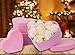 GnFlus Velvet Nesting Gift Boxes with Lids for Presents 4 Pack Pink Heart Shape Gifts Box for Arrangements Flowers Thanksgiving Christmas Wedding Birthdays Bridesmaid Anniversary Party