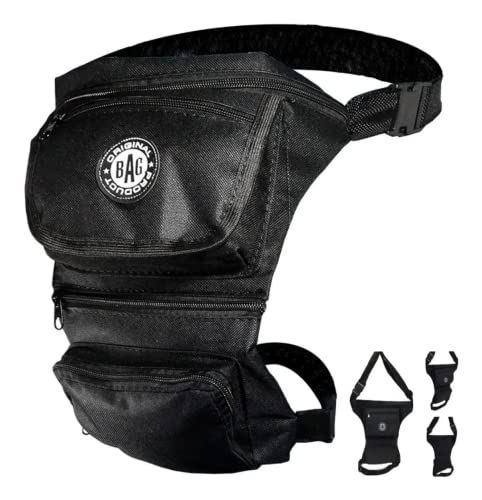 Pochete Esportiva Bag De Perna Pochete Motoboy Trilha Pescaria Camping Lazer Em Unissex