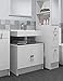 Symbiosis 6044A2121A17 Lavabo-Armario, 2 Puertas, Blanco/Blanco