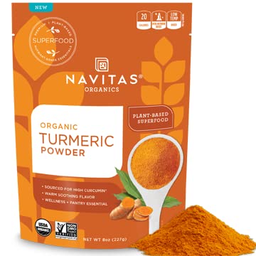 Navitas Organics Turmeric Powder, 8 Oz. Bag, 45 Servings — Organic, Non-Gmo, Gluten-Free #TOP14