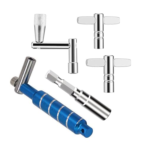 MOONBACK Drum Key Drill Bit Drum Tuning Key Standard Drum Tuning Key Wrench Drum Key Percussion...
