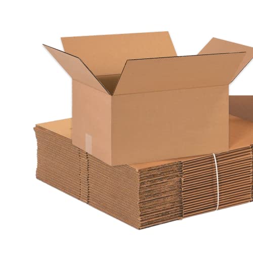 Aviditi Shipping Boxes Medium 16"L X 12"W X 8"H, 25-Pack | Corrugated Cardboard Box For Packing, Moving And Storage 16X12X8 16128 #TOP1