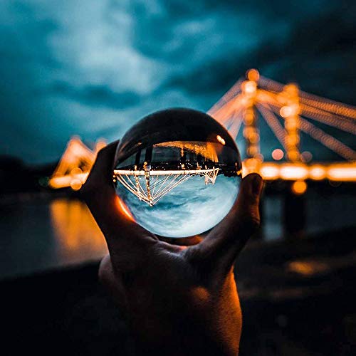 Bola de Cristal K9 legítimo tam. 80mm c/suporte