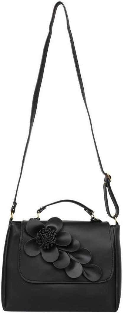 Aiyshaafsa Women/Girl's Sling Cross Body Bag (AIY-015,Black)