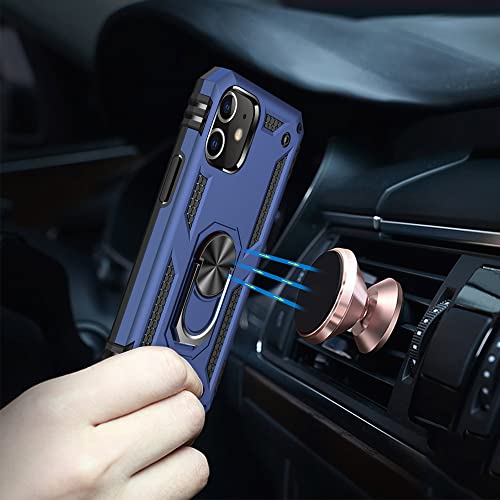 Coque iPhone 12 Pro antichoc avec protège-écran intégré bleu - 8