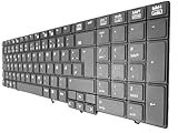 Clavier noir pour HP ProBook 6550b (WD696EA), 6550b (XA678AW)