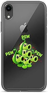 iPhone X/XS Pure Clear Case Crystal Clear Cases Cover Plants to Garden Warfare
