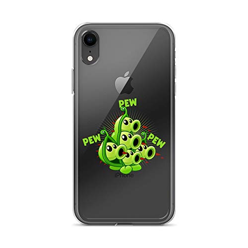 iPhone X/XS Pure Clear Case Crystal Clear Cases Cover Plants to Garden Warfare