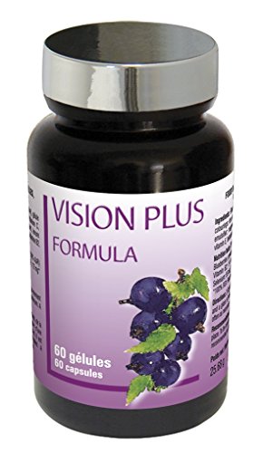 NUTRI EXPERT - Vision Plus - Soutient la santé oculaire - Améliore la vision et l'acuité visuelle - Protège du vieillissement oculaire - 60 gélules végétales - Marque Française - Cure 30 jours