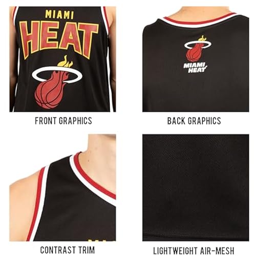 Image of Ultra Game Men's NBA Official Super Soft Sleeveless Tank Top Muscle T-Shirt - Black