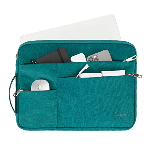 Omnpak PCバッグノートパソコンケース 13インチ MacBook Air M2/M1 2022-2018 / 13 MacBook Pro M2/M1 2022-Late2016 14インチMacBook Pro M1 2021 A2442 12.3” Surface Pro9 8 X 7 6 5 4 / Dell XPS13 手提げカバン 撥水表面耐衝撃性ラップトップバッグUltrabookラップトップ 13-13.5インチ- Macbook Air/Pro PC ノートパソコンバッグ