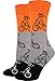 Good Luck Sock Women's Dogs Riding Bikes Crew Socks Orange 5-9