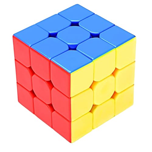 Image of ZESTHOME 3x3 Cube for Kids | Stickerless Speed Puzzle Cube | Smooth Easy Turn Durable Design | Brain Development Educational Toy for Boys & Girls 5+ Years | Pack of 1