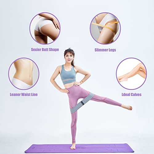 Kuwzty Resistance Bands For Women,Workout Bands,3 Levels Exercise Bands For Butt And Legs,Non Slip Fabric Loop Exercise Bands For Pilates,Yoga,Squat Hip Training,Home Workout,Stretching #TOP3