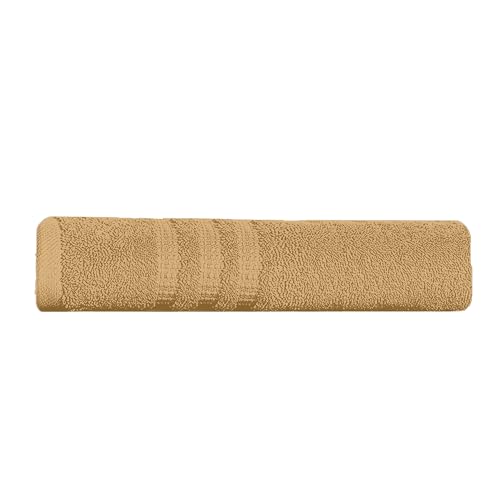 Image of Divine Casa Bath Towel Sand Color, 550 GSM Cotton, Soft, Highly Absorbent & Long Lasting, 75x150 cm, Ideal for Home & Bathroom Use