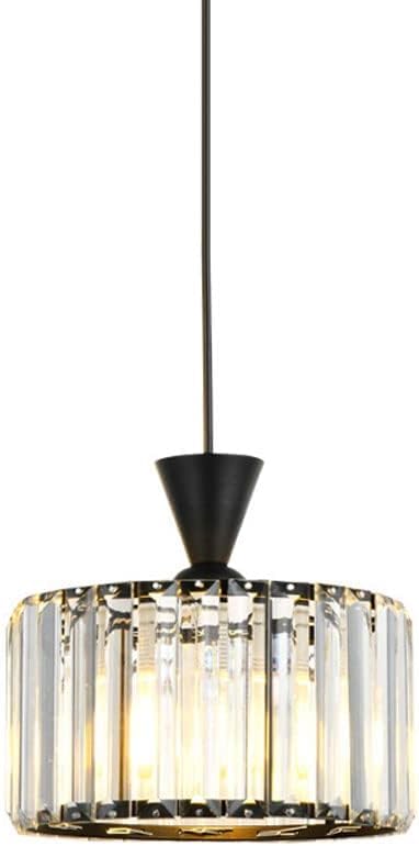 Lámpara colgante de cristal negro for cocina isla comedor y salón E27