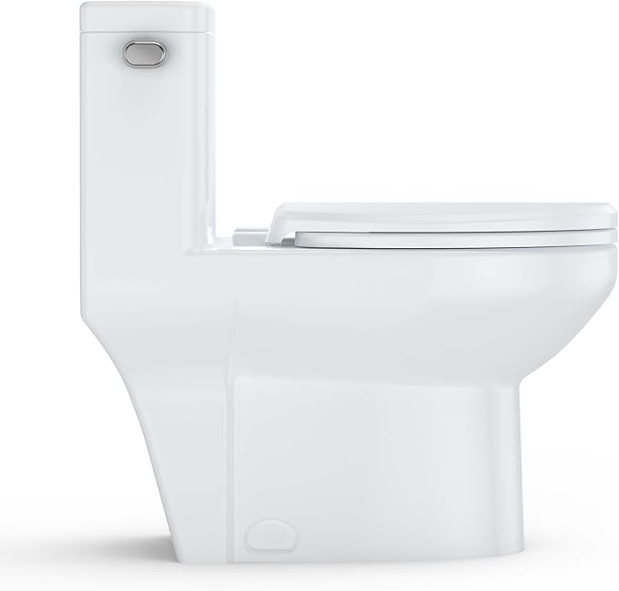 Inodoro Senfot One Piece elongated blanco cómodo miniatura 7