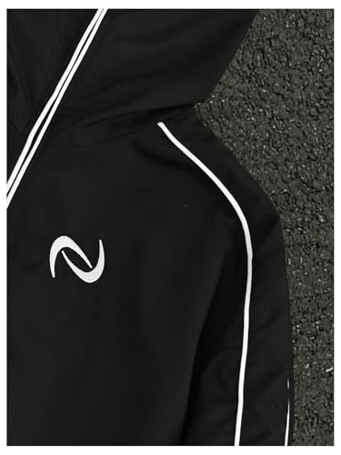 Men's Lightweight Windbreaker Jacket Zip Up Long Sleeve Hooded Athletic Jackets Outerwear4