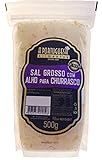 A Portuguesa Brazilian Seasoning Salt & Garlic for BBQ 17.63oz - Tempero Sal Grosso E Alho Para Churrasco - 500g
