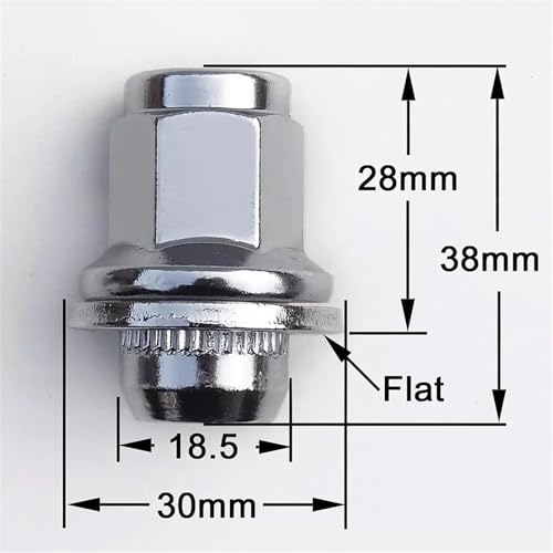 Tornillos rueda compatible con Jaguar para solucionar vibraciones en llantas X-Type 20 tuercas 6