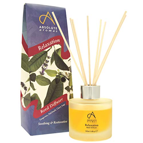Absolute Aromas Difusor de Varillas de relajación (100 ml) - Fragancia Relajante para el hogar con 8 Varillas difusores Cover