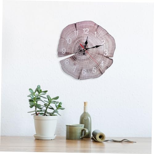 Horloge murale bois Cabilock simple creative suspendre decoration maison - 6