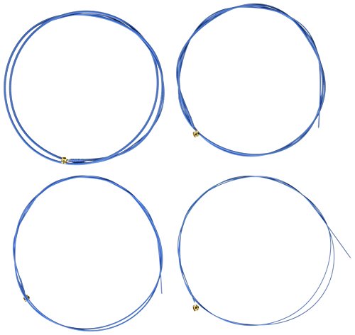 Dr Handmade Strings Dr Hi-Def Neon Blue Medium Bass Guitar Strings (Nbb-45) #TOP2