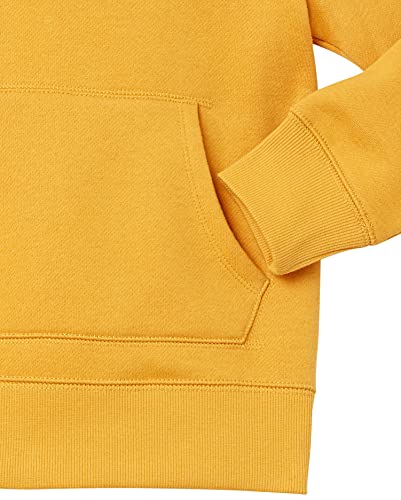 Amazon Essentials Boys' Fleece Pullover Hoodie Sweatshirts, Golden Yellow, X-Small