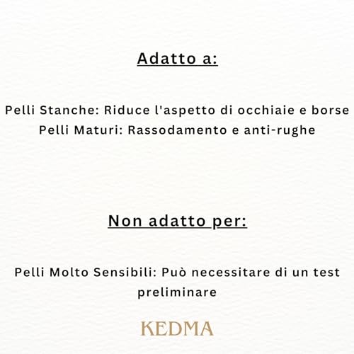 Kedma - Crema Occhi Anti-Età Al Collagene E Minerali Del Mar Morto - Anti-Rughe, Rassodante E Schiarente - Per Tutti I Tipi Di Pelle - 50G - 6