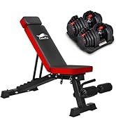 ベンチ付き40kg可変式ダンベルセット【新宿引き取り限定