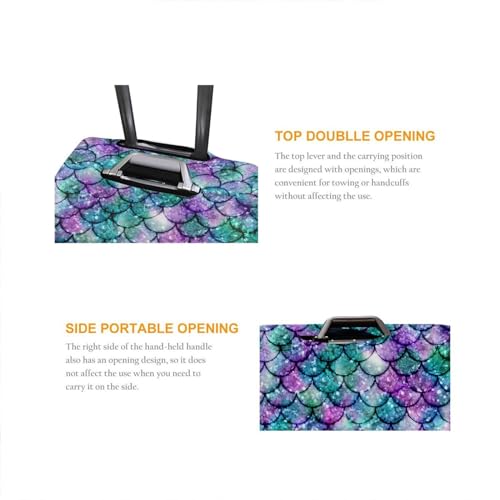 Custom Luggage Cover For Suitcase,Personalized Design Your Image Photo Logo Text,Customize Elastic Travel Suitcase Cover Washable Suitcase Protector Cover -L(A Little Large)3