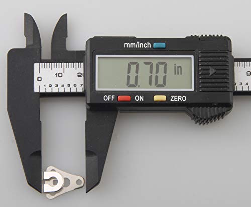 Allinone Copper Sewing Hooks And Eyes Closure Fastener For Diy Craft Trousers Skirt Dress (Silver, 18X13Mm) #TOP4