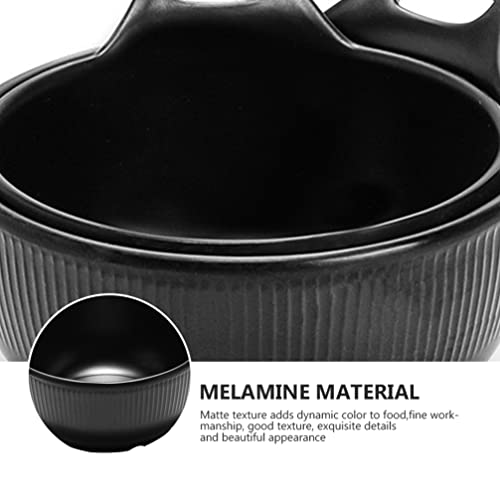 Hemoton Tigelas de Melamina Japonesa Ramen Bowl Serviço de Mistura de Massa Salada Sopa de Sopa de S